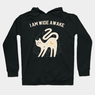 I Am Wide Awake Third Eye Cat Hoodie